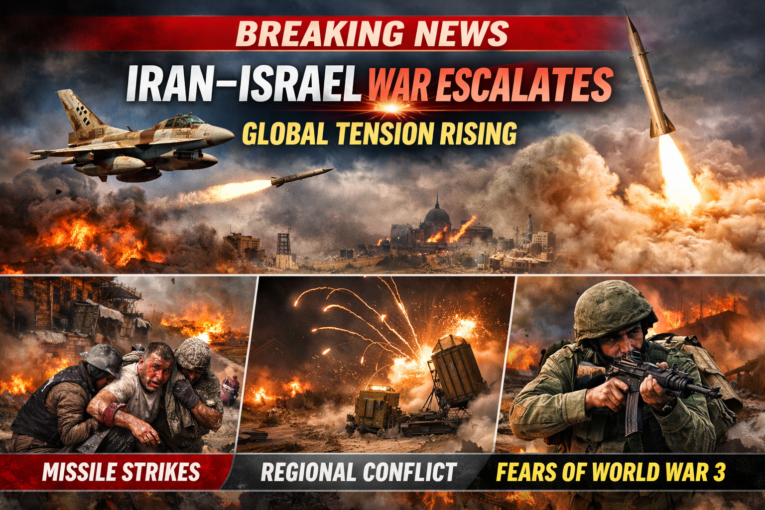 Iran–Israel War Escalates – Global Tension Rising