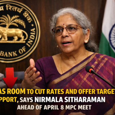 RBI rate cut update as Nirmala Sitharaman signals room for easing