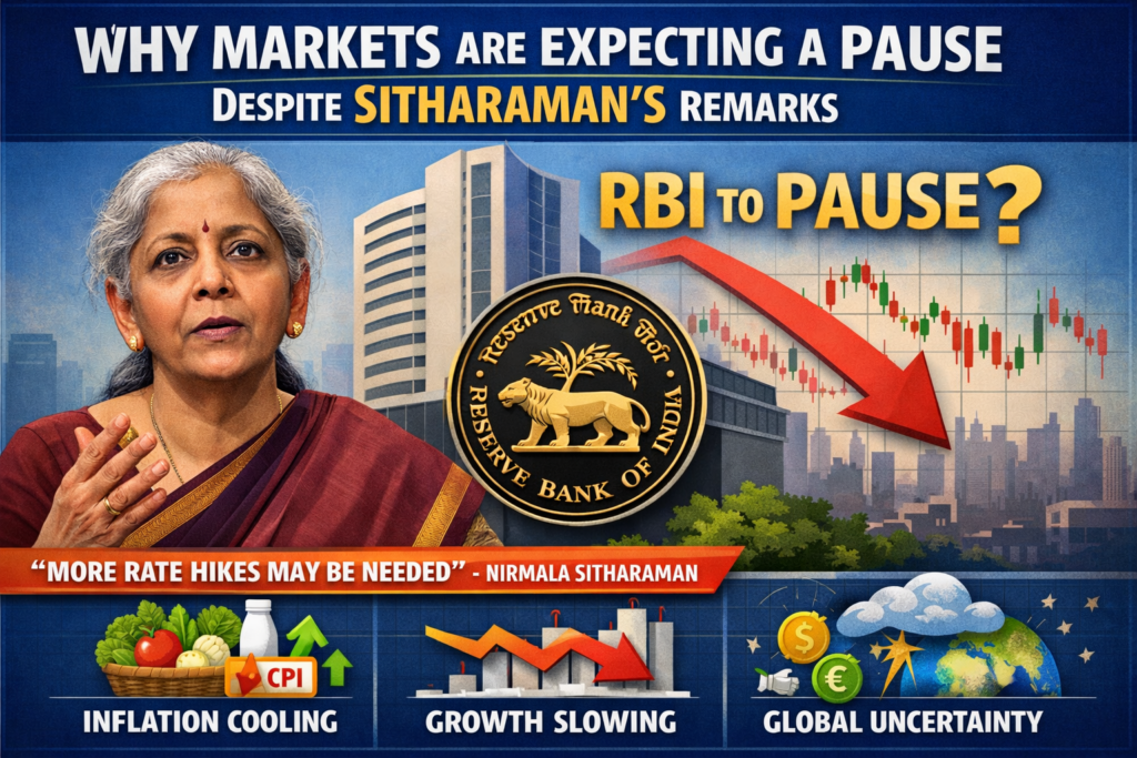 Why Markets Are Expecting a Pause Despite Sitharaman’s Remarks