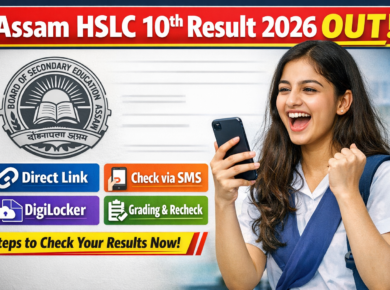 Assam HSLC 10th Result 2026 OUT Direct Link, How to Check, SMS, DigiLocker, Grading & Recheck